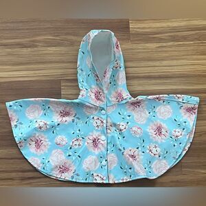 Freddi & Eddie Baby Girl Floral Rain Poncho 0-6Months